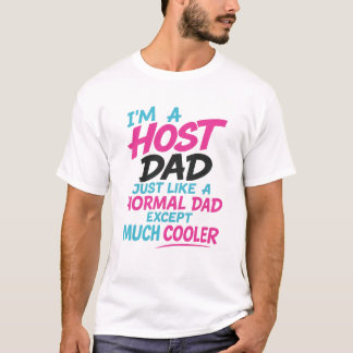 T-shirt voor gastgezinvader als normale vader beha