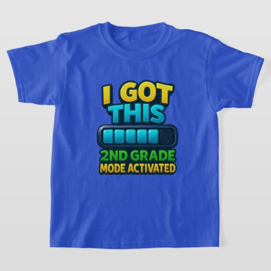 t-shirt voor geactiveerde power-up in de tweede kl (Laagn)