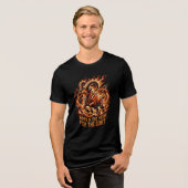 T-shirt voor geboortejaar Vuur Geit 2027 (Voorkant volledig)