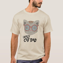 T-shirt voor gekke kattenvader