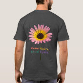 t-shirt voor gelijke rechten en gelijke rechten (Achterkant)