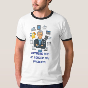 T-shirt voor Gepensioneerde Accountant Fun cadeau