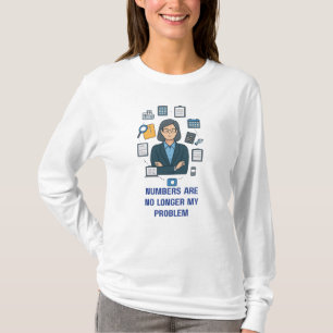 T-shirt voor Gepensioneerde Accountant Pensioencad