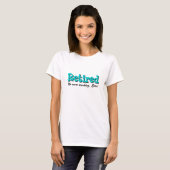 T-shirt voor gepensioneerde leraar (Voorkant volledig)