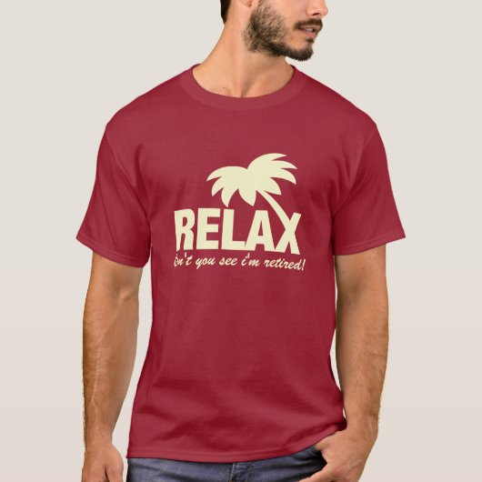 T-shirt voor gepensioneerden (Voorkant)