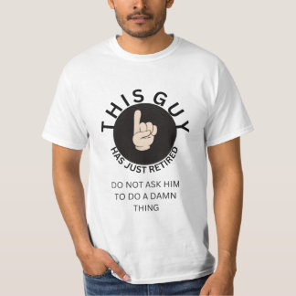 T-shirt voor gepensioneerden