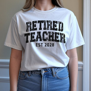 T-shirt voor Gepensioneerden, Cadeau voor Gepensio