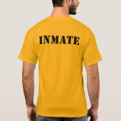 T-shirt voor gevangenen (Achterkant)