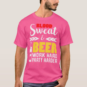 T-shirt voor Gewichtheffen - Bloed Zweet Bier Cade