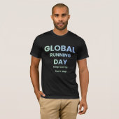 T-shirt voor Global Running Day (Voorkant volledig)
