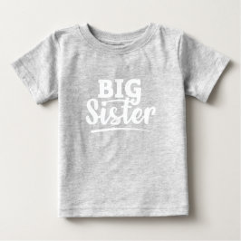 T-shirt voor grote zus leuk voor aankondiging van