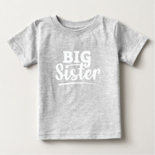T-shirt voor grote zus leuk voor aankondiging van 