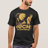 T-shirt voor gymleraar bootcamp OUCH! (Voorkant)
