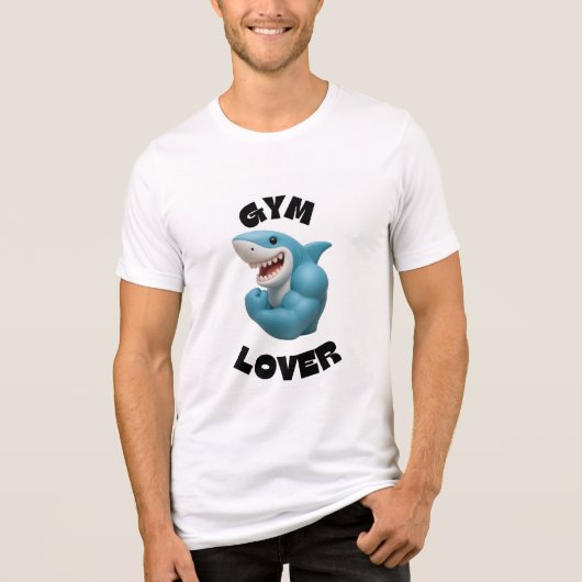 T-shirt voor gymliefhebbers (Voorkant)