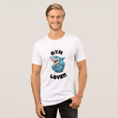 T-shirt voor gymliefhebbers (Voorkant volledig)