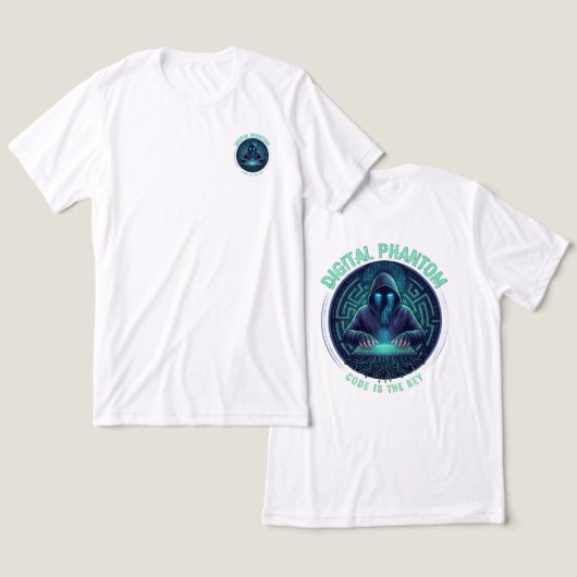 T-shirt voor hacking (Ontwerp Voorkant & Achterkant)