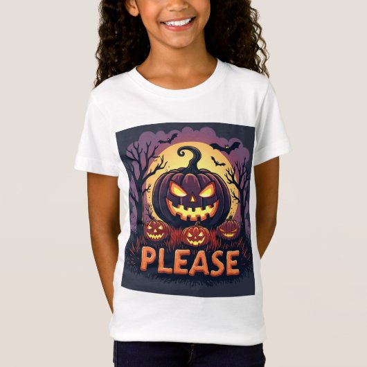 T-shirt voor Halloween (Voorkant)