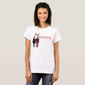 T-shirt voor harmonieus stel (Voorkant volledig)