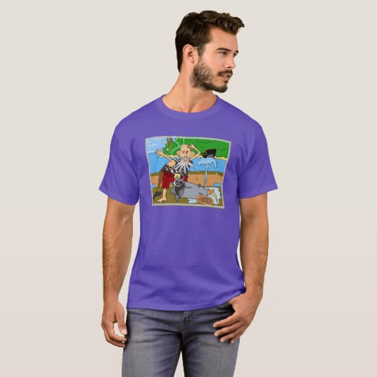 t-shirt voor hem door dalDesignNZ (Voorkant volledig)