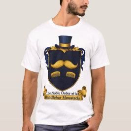T-shirt voor heren met snor