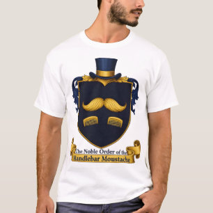 T-shirt voor heren met snor