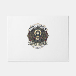 T-shirt voor herstel na echtscheiding Jezus Christ Deurmat