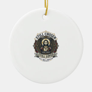 T-shirt voor herstel na echtscheiding Jezus Christ Keramisch Ornament
