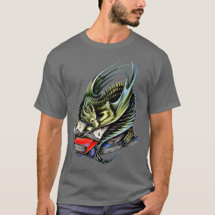 T-shirt voor het aflezen van boek Wyrm Magical Dra