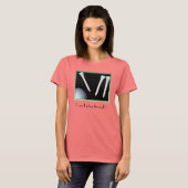 T-shirt voor het afvuren van damesgolven (Voorkant volledig)
