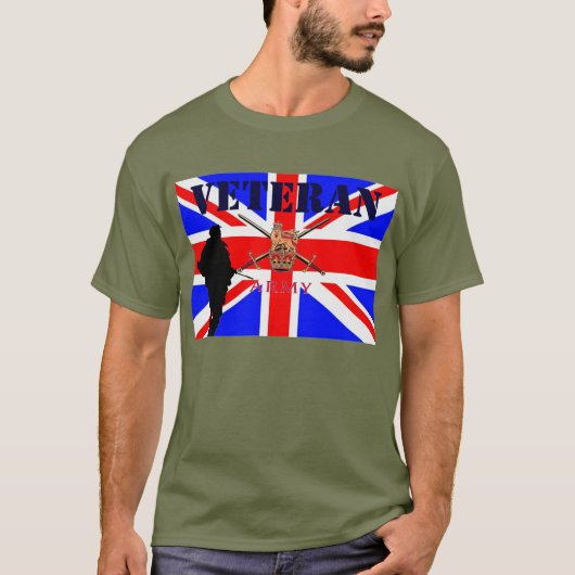 T-shirt voor het Britse leger (Voorkant)