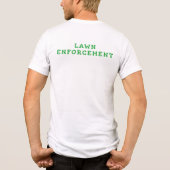 T-shirt voor het handhaven van het gazon | Grappig (Achterkant)