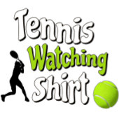 T-shirt voor het kijken naar [NAAM]'s tennis