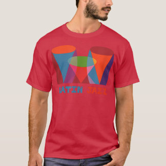 T-shirt voor het retro-Latijn-Jazz-muziek
