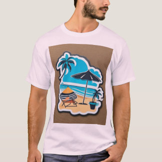 T-shirt voor het strand