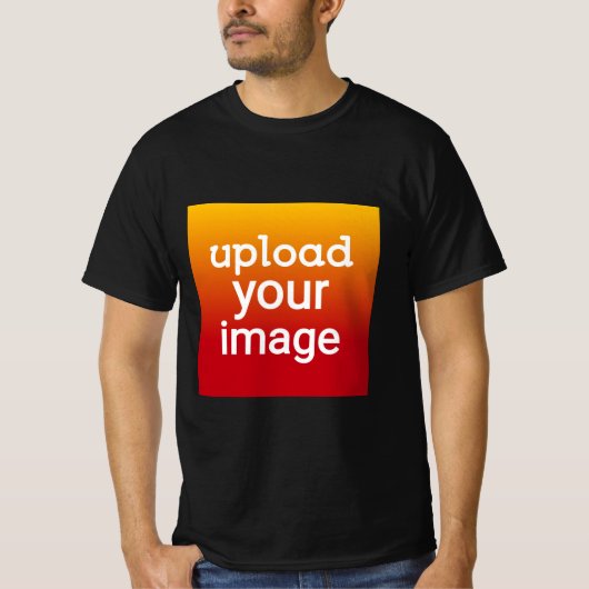 T-shirt voor het uploaden van foto's op maat – gep (Voorkant)