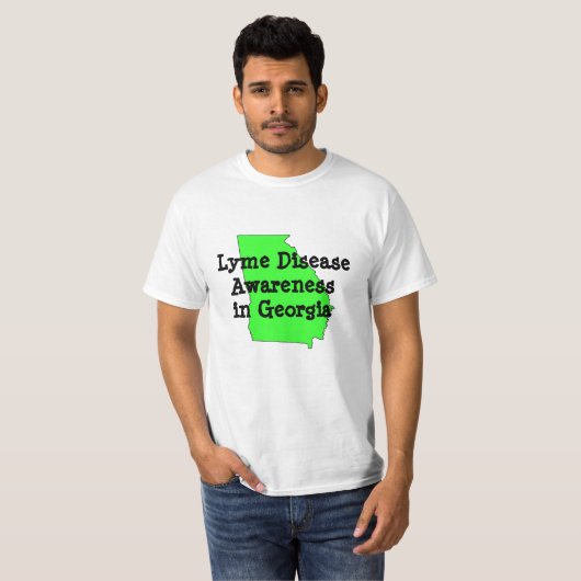 T-shirt voor het verspreiden van bewustzijn over d (Voorkant volledig)