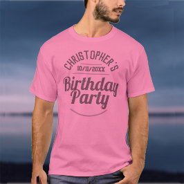 T-shirt voor het vieren van een verjaardag voor ma