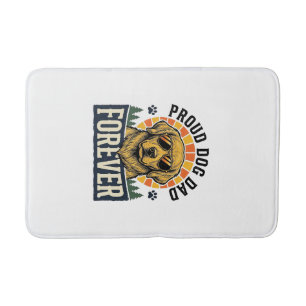 T-Shirt voor Honden Vader Vintage Goud Retriever R Badmat