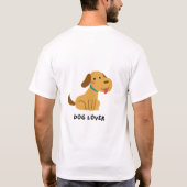 T-shirt voor hondenliefhebbers (Achterkant)