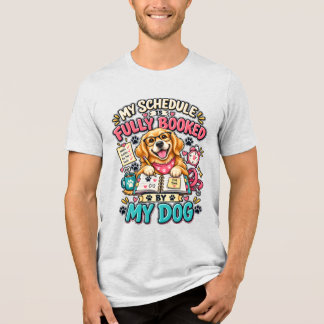 T-shirt voor hondenliefhebbers met de grap 'Volled