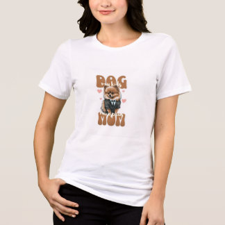 T-shirt voor hondenmoeder – Hart & Poot Ontwerp – 