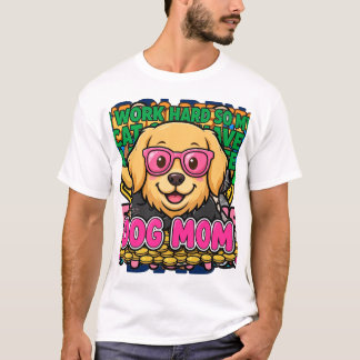 T-shirt voor hondenmoeder met gouden retriever