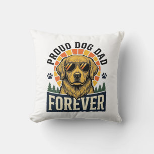 T-Shirt Voor Hondenvader Vintage Goud Retriever Re Kussen