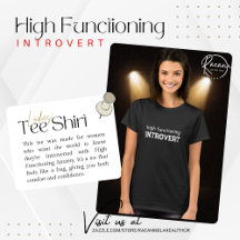 T-shirt voor hoogfunctionerende introvert