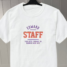 T-shirt voor hospitality personeel