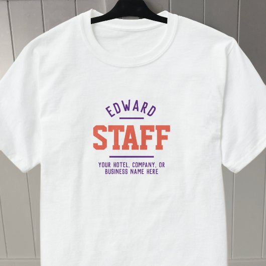 T-shirt voor hospitality personeel