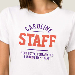 T-shirt voor hospitality personeel