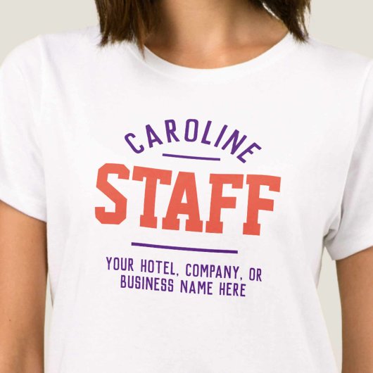 T-shirt voor hospitality personeel