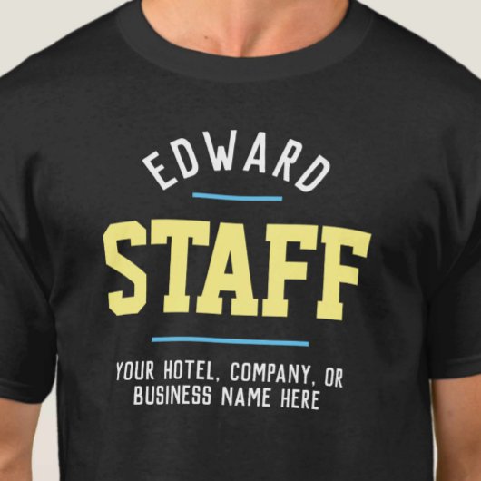 T-shirt voor hospitality personeel