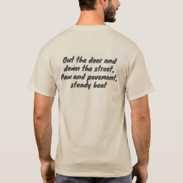 T-shirt voor huisdiereigenaren 'Uit de deur en de